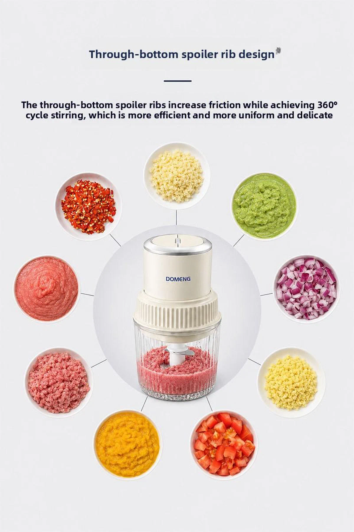 0.8L Multifunctional Baby Food Maker & Meat Grinder — detail image 13