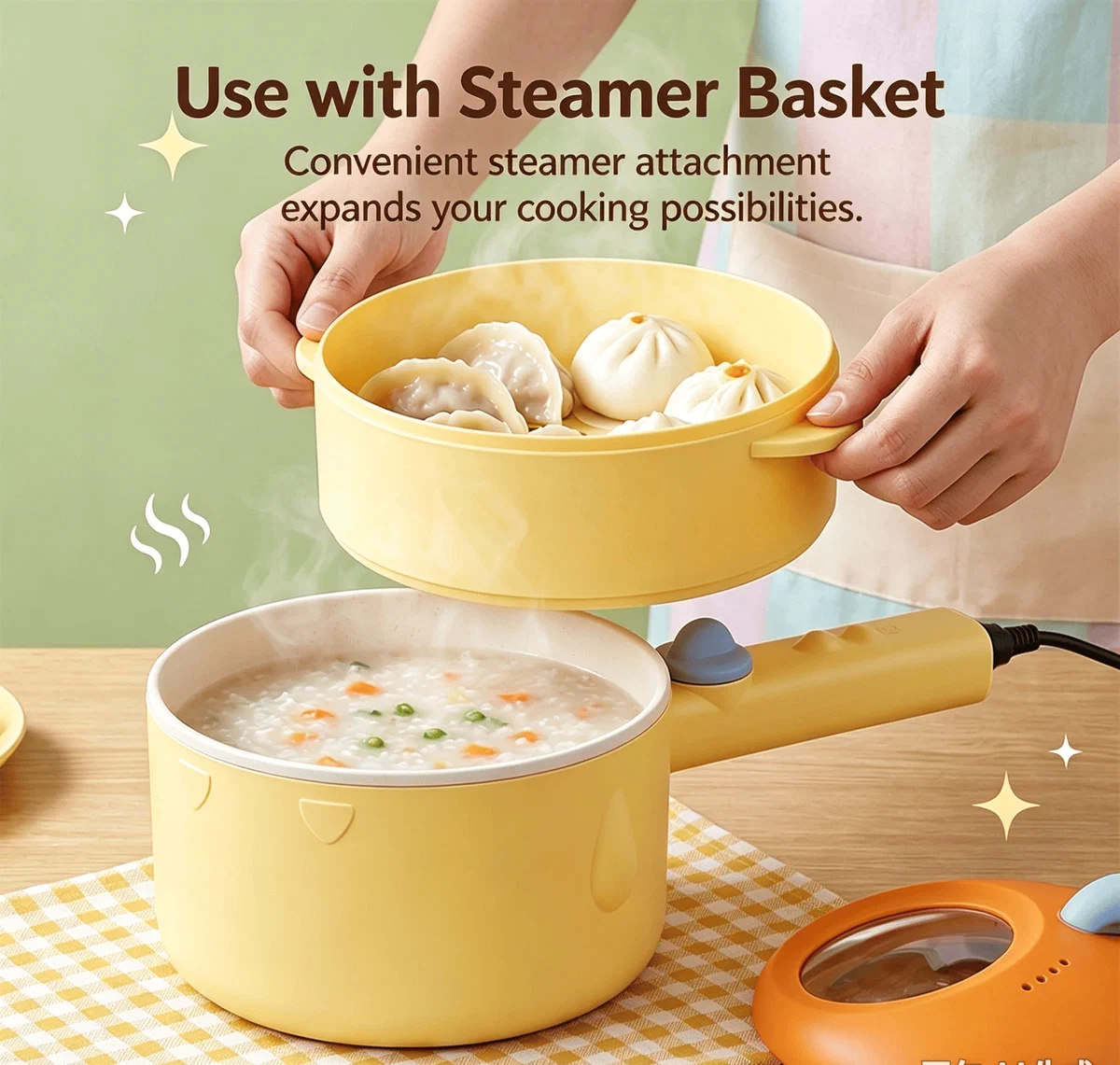 Dinosaur Electric Cooking Pot — detail image 2