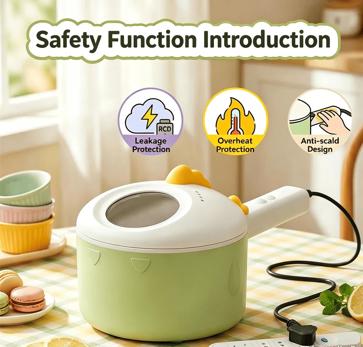 Dinosaur Electric Cooking Pot — detail image 1
