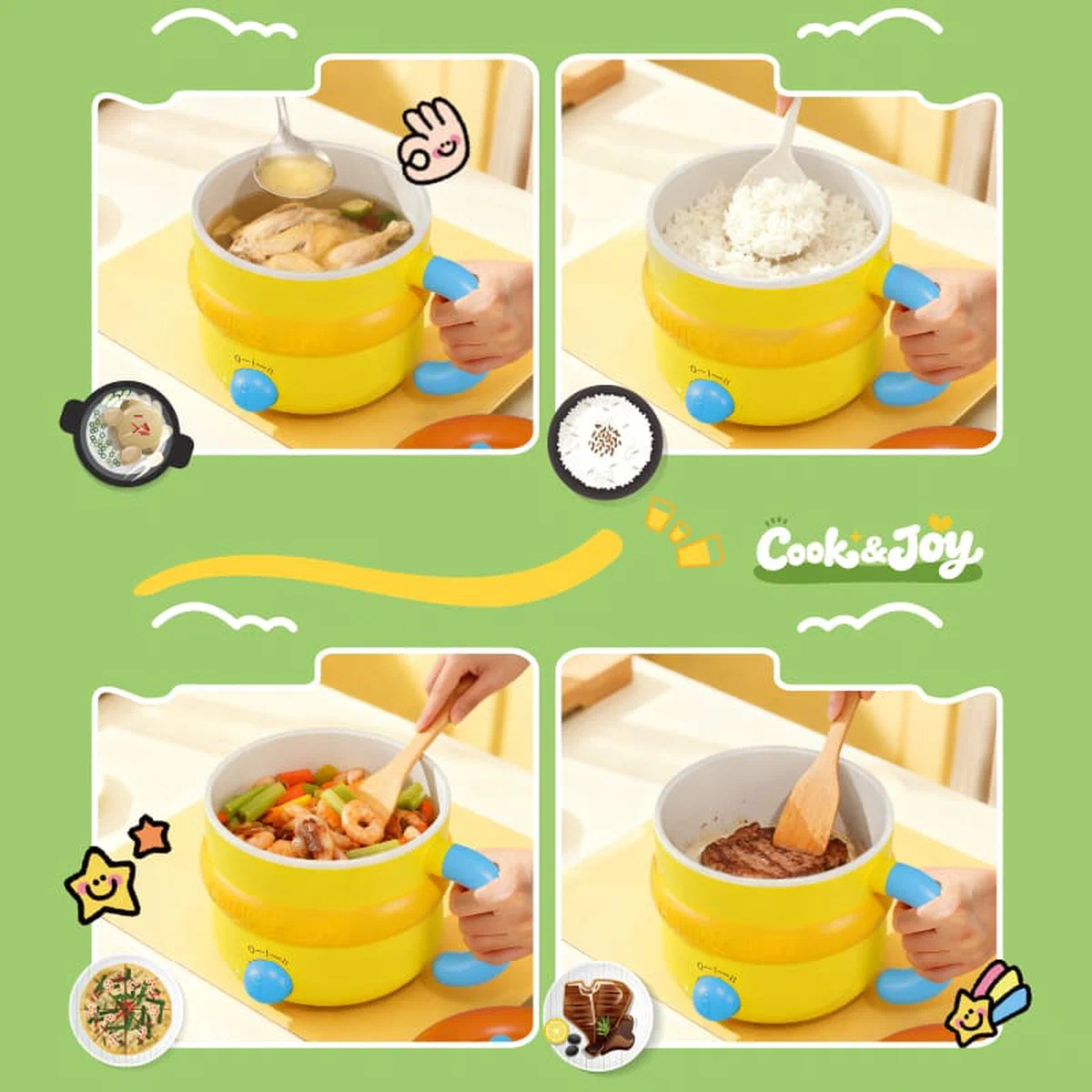 Dopamine Electric Cooking Pot — detail image 3