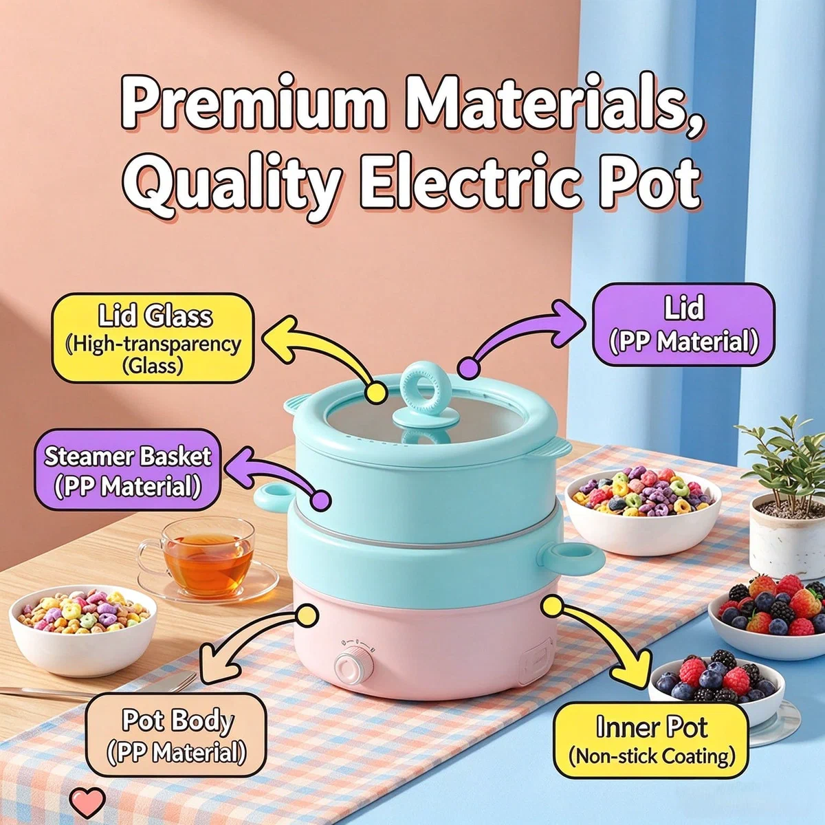 Electric Cooking Pot — detail image 7