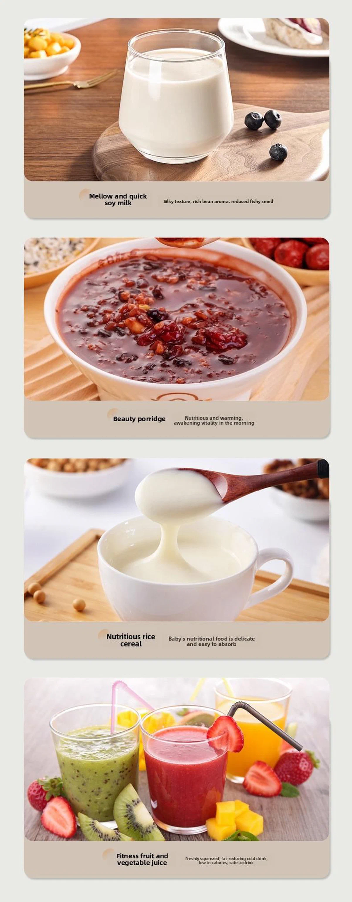 Soy Milk Maker with High-Temperature Self-Cleaning — detail image 8